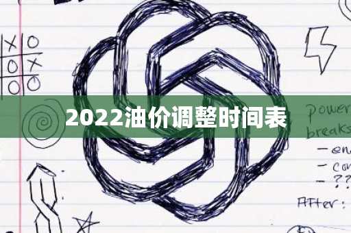 2022油价调整时间表