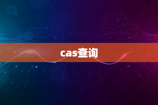 cas查询