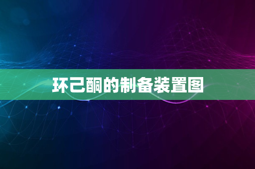 环己酮的制备装置图