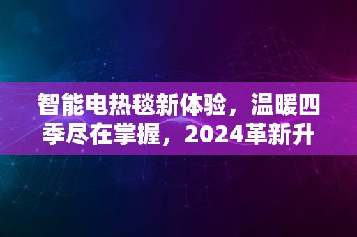 智能电热毯新体验，温暖四季尽在掌握，2024革新升级