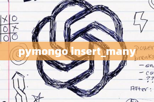 pymongo insert_many