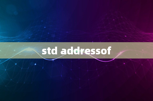 std addressof