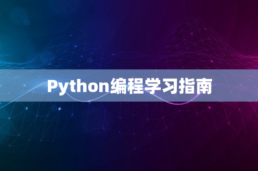 Python编程学习指南