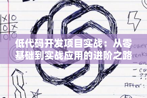 低代码开发项目实战：从零基础到实战应用的进阶之路