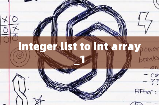 integer list to int array_1